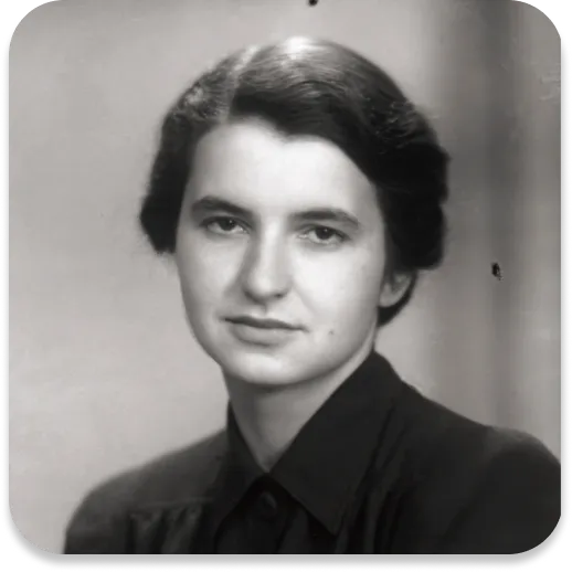 Portrait de Rosalind Franklin
